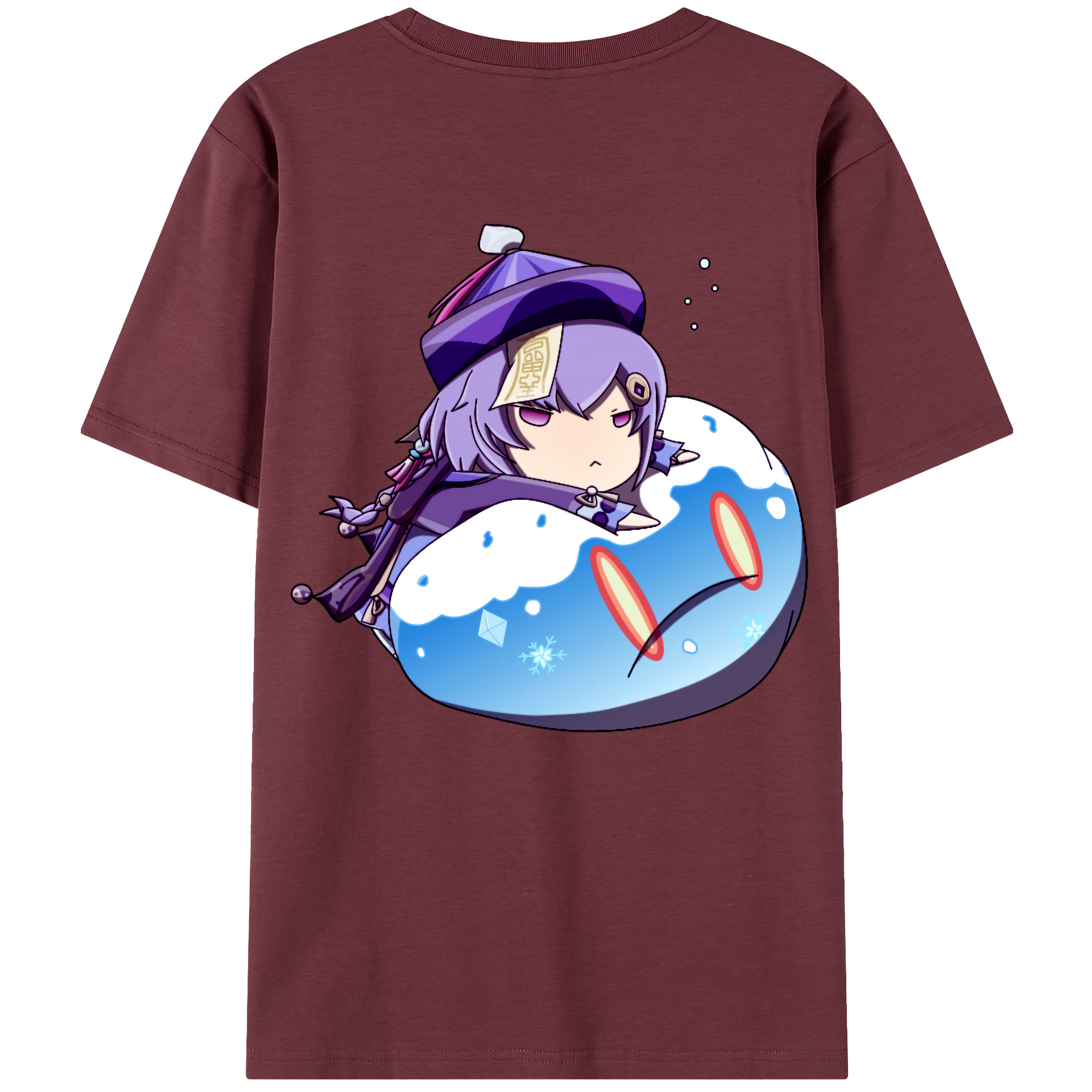 げんし神 七七 なな  genshin Nana 綿100％半袖Tシャツ（背面プリント）